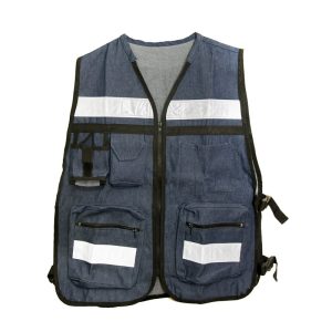 Chaleco Brigadista Mezclilla Peinada