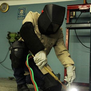 Rodillera para soldador