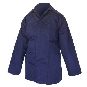 Bata gabardina 100% algodón manga larga